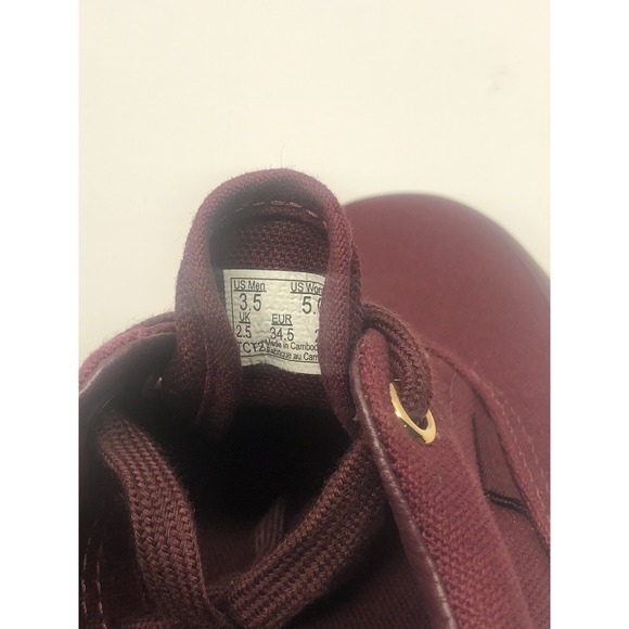 VANS ERA Burgundy Port Royale Men's 3.5 Women's 5 Size Sneakers Shoes New - Picture 8 of 11